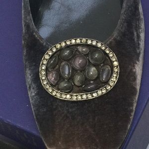 Offer Me! Worn 3x Stuart Weitzman Velvet Flats